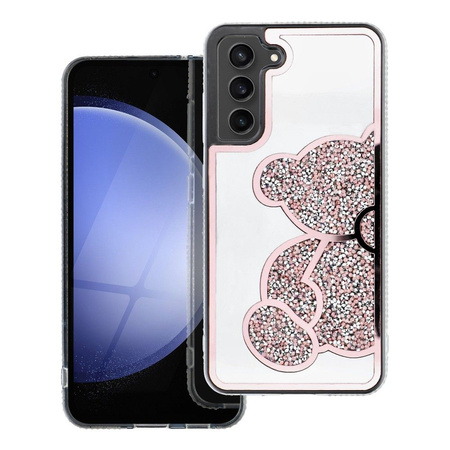 Futerał TEDDY BEAR do SAMSUNG S25 FE różowy