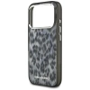 Etui Karl Lagerfeld IML Leopard Pattern MagSafe na iPhone 17 Pro - czarne