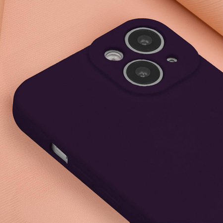 Nakładka Silicon do iPhone 16 Plus 6,7" śliwkowa