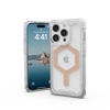 UAG Plyo Magsafe - Schutzhülle für iPhone 15 Pro kompatibel mit MagSafe (Eis-Roségold)