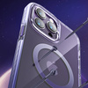 Kingxbar PQY Ice Crystal Series Magnethülle für iPhone 14 Pro MagSafe grau
