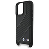 Original Case IPHONE 16 BMW Hardcase M Edition Carbon Stripe & Strap (BMHCP16S23PSCCK) black