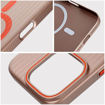 Futerał SIMPLY kompatybilny z MagSafe do IPHONE 13 Pro tytan pustynny