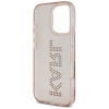 Etui Karl Lagerfeld IML Rhinestones Logo na iPhone 16 Pro - różowe