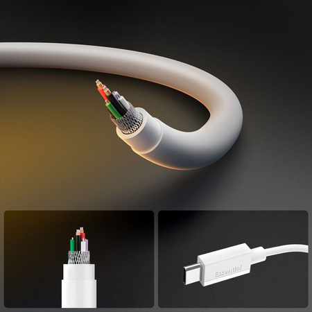 SPIGEN EB6020CC ESSENTIAL TYPE-C CABLE 60W 200CM WHITE