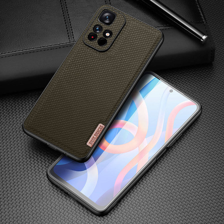 Dux Ducis Fino case cover covered with nylon material for Poco M4 Pro 5G green