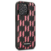 Original Handyhülle IPHONE 13 PRO Karl Lagerfeld Hardcase Monogram Plaque (KLHCP13LMNMP1P) rosa