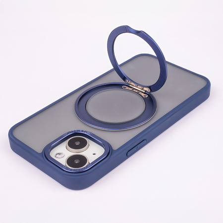 Nakładka Mag Ring Rotating do iPhone 15 Pro Max 6,7&quot; granatowy
