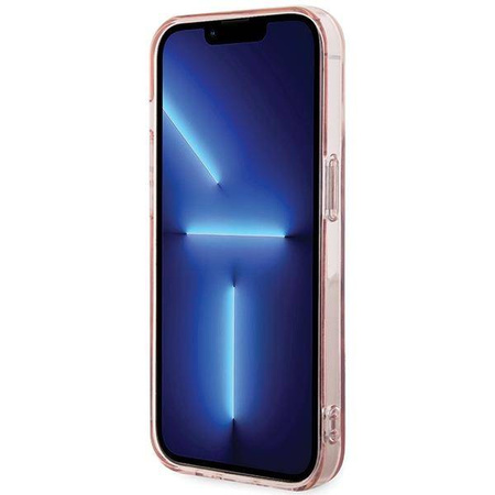 Karl Lagerfeld IML Choupette MagSafe Hülle für iPhone 15 Pro Max – Rosa