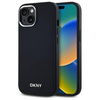 Original Handyhülle IPHONE 15 PLUS DKNY Hardcase Plain Logo MagSafe (DKHMP15MPSCMCLK) schwarz