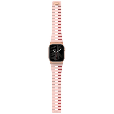 Pasek Skinarma Gemini do Apple Watch 42/41/40 mm różowy