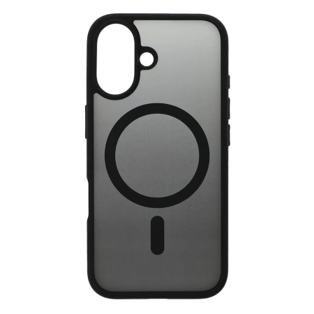 Puro Cover aus TPU „GRADIENT“ mit Magsafe und Farbverlaufseffekt für iPhone 16E, schwarz