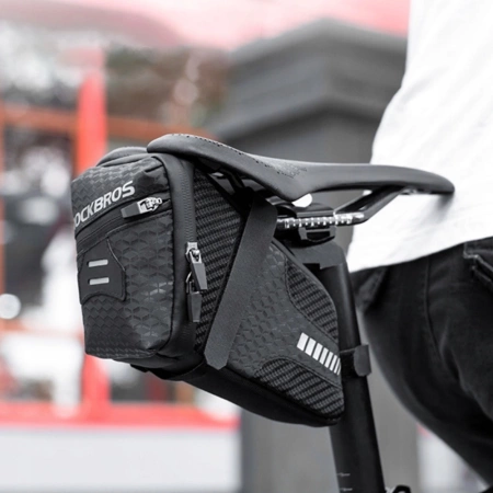 Rockbros C29-BK wasserdichte Fahrradtasche unter dem Sattel – schwarz