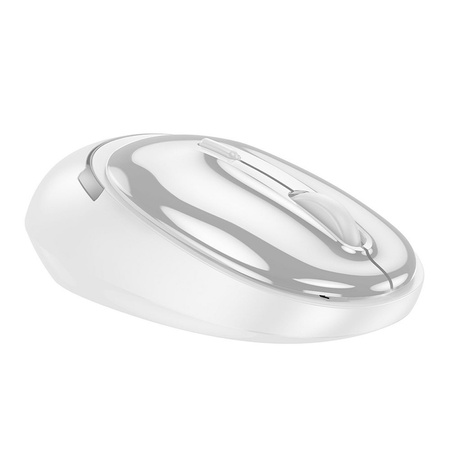 HOCO mysz komputerowa bezprzewodowa 2,4G 1600 dpi GM34 szaro biała