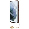 Oryginalne Etui GUESS hardcase 4G Charms Collection GUHCSA35GF4GBR do Samsung Galaxy A35 brązowy