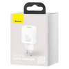 Baseus Super Si 1C fast wall charger USB Type C 30 W Power Delivery Quick Charge white (CCSUP-J02)