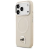 Karl Lagerfeld Karl Pin MagSafe Case for iPhone 17 Pro - Beige