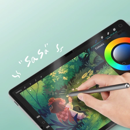 Folia ochronna Dux Ducis Naad Paperlike matowa na Samsung Galaxy Tab S10 FE Plus - z czarną ramką