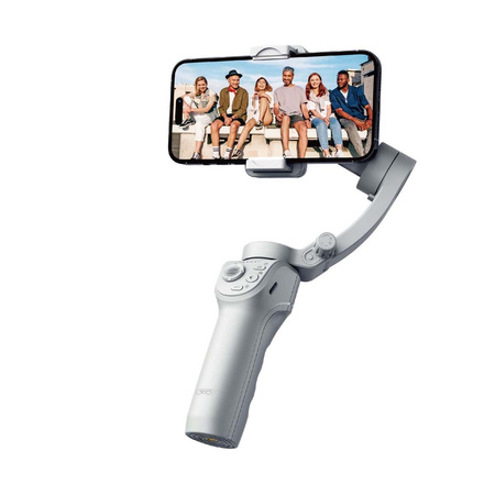 XO gimbal selfie stick Bluetooth tripod SS17 szary