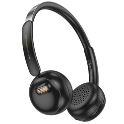 HOCO słuchawki bezprzewodowe bluetooth nagłowne W62 czarne