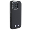 Original Handyhülle IPHONE 16 PRO BMW Hardcase M Smooth Full Wrapped Metal MagSafe (BMHMP16L23PMWK) schwarz
