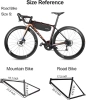 Rockbros AS-043 Fahrradtasche mit Klettverschluss 3l - schwarz