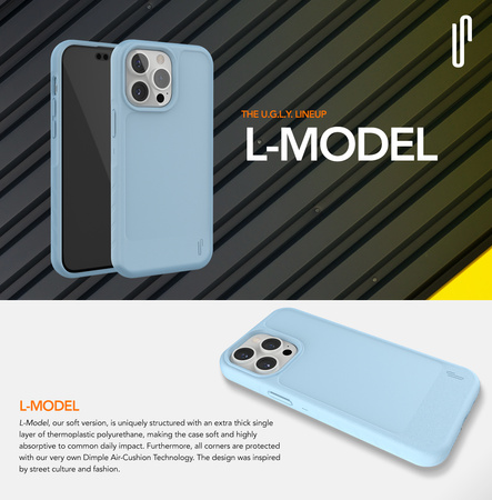 Ugly Rubber nakładka L do iPhone 14 6,1" czarna