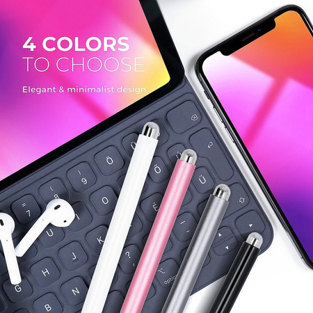 Rysik do ekranów dotykowych pojemnościowy biały