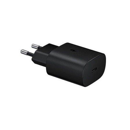 SAMSUNG ŁADOWARKA SIECIOWA TYP-C 3A 25W CZARNY EP-TA800 + KABEL TYP-C - TYP-C DG977