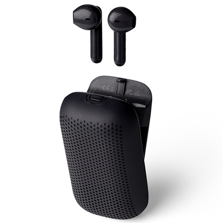 Lexon Speakerbuds Słuchawkibezprzewodowe z głośnikiem bluetooth czarny/black LA127N