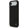 Mercedes Leather Large Laurel Leave MagSafe case for iPhone Air - black