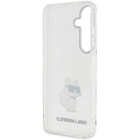 Etui Karl Lagerfeld IML Choupette na Samsung Galaxy S24+ - przezroczyste