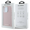 Karl Lagerfeld nakładka do iPhone 16 Pro 6,3&quot; KLHMP16LPGMSRPP różowa Hardcase FW Metal Plate MagSafe