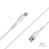 SBS TECABLEUSBIP589W USB-A – Lightning Kabel – Weiß