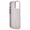 Original Handyhülle IPHONE 16 Karl Lagerfeld Hardcase Silicone Shadow Metal Initial MagSafe (KLHMP16SSCMKMPCP) rosa