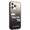 Original Case IPHONE 14 PLUS Karl Lagerfeld Hardcase Gradient Ikonik Karl & Choupette (KLHCP14MTGKCK) black