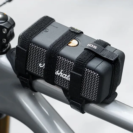 Rockbros 50210064001 Fahrradgurt mit Klettverschluss für Bluetooth-Lautsprecher oder Wasserflasche – Schwarz