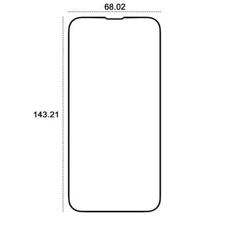 Etteri szkło hartowane 9D do iPhone 13 / 13 Pro / 14 6,1"