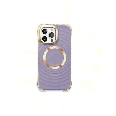 Nakładka Circle Glam Mag do iPhone 13 Pro Max 6,7" fioletowa