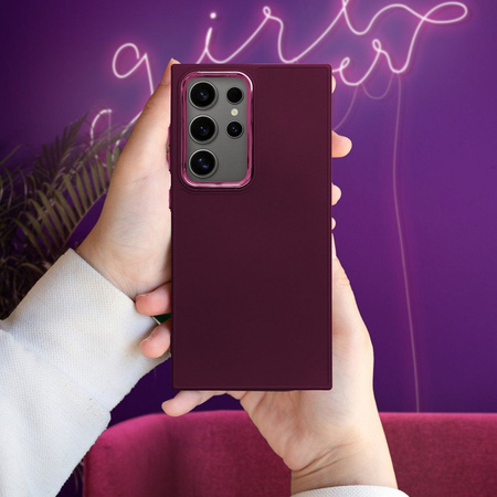 Futerał FRAME do SAMSUNG A55 5G fioletowy