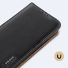 Dux Ducis Hivo echt Leder booktype case schutzhülle aufklappbare hülle für iPhone 14 Pro Max rot