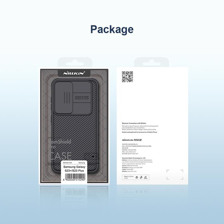NILLKIN CAMSHIELD PRO SAMSUNG S23+ BLUE / NIEBIESKI