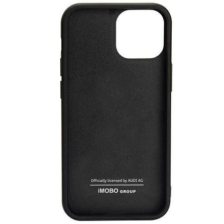 Audi Carbon Fiber Stripe iPhone 12/12 Pro 6.1&quot; black/black hardcase AUS-TPUPCIP12P-R8/D1-BK