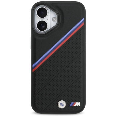 BMW M Tricolor Metal Logo MagSafe Case for iPhone 17 - Black