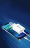 ŁAD SIEC T-PHOX ISPEED 20W + KABEL USB-C/LIGHTNING WHITE