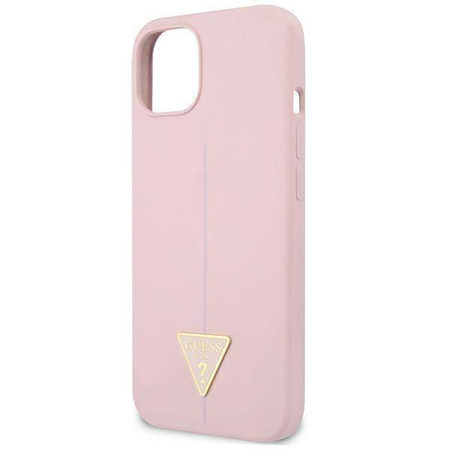 Guess GUHCP13SSLTGU iPhone 13 mini 5.4 "lila / lila Hardcase Silikondreieck