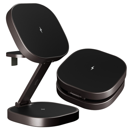 Allity ładowarka bezprzewodowa AWC-220-25WMS grafitowa 3w1