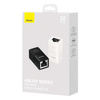 Złączka sieciowa łącznik kabli Ethernet RJ-45 Baseus AirJoy Series 10 szt. - biała