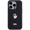 Karl Lagerfeld nakładka do iPhone 14 Pro Max 6,7&quot; KLHCP14XGSACHPK HC GRIPSTAND SAFFIANO CHOUPETTE PINS czarna