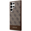 Oryginalne Etui GUESS Hardcase GUHCS24LG4GLBR do SAMSUNG S24 Ultra (4G Bottom Stripe / brązowy)